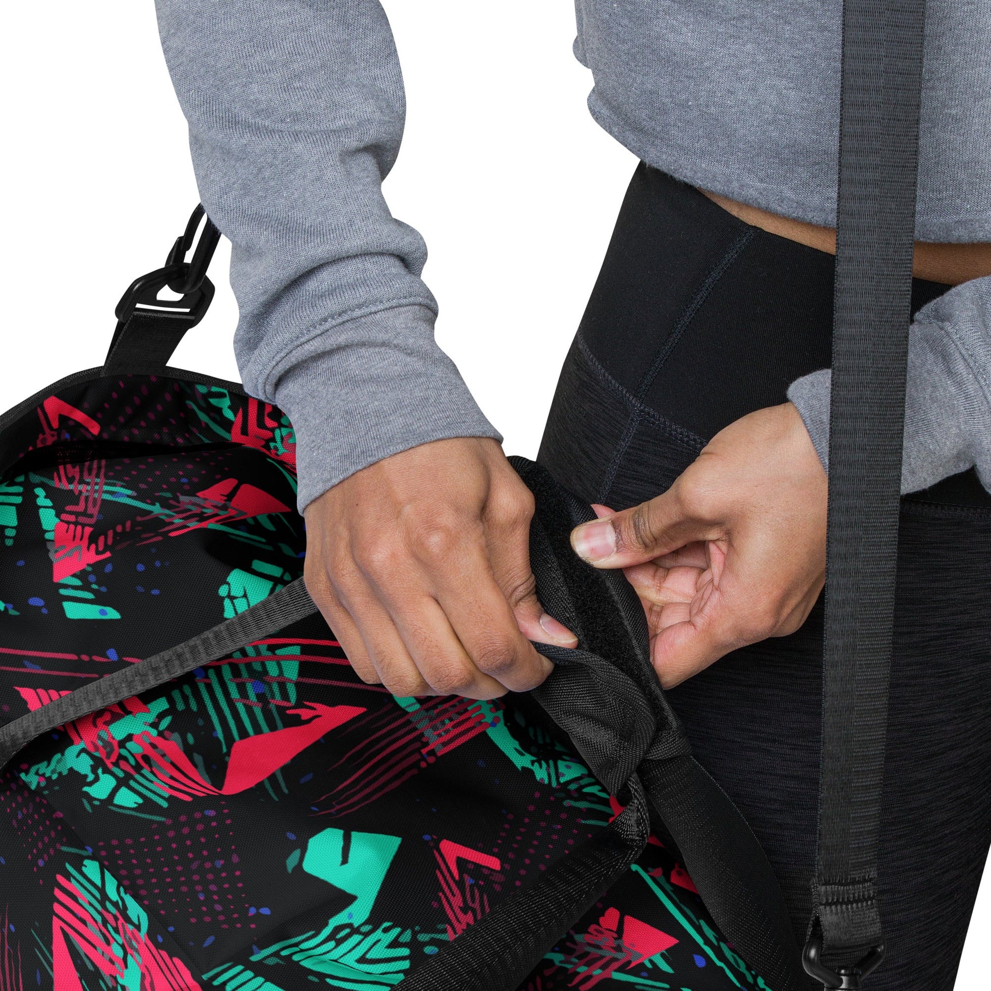 Neon Shatter CAMO Duffle Bag
