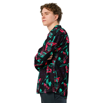Neon Shatter CAMO Unisex Hockey Fan Jersey - 2XS