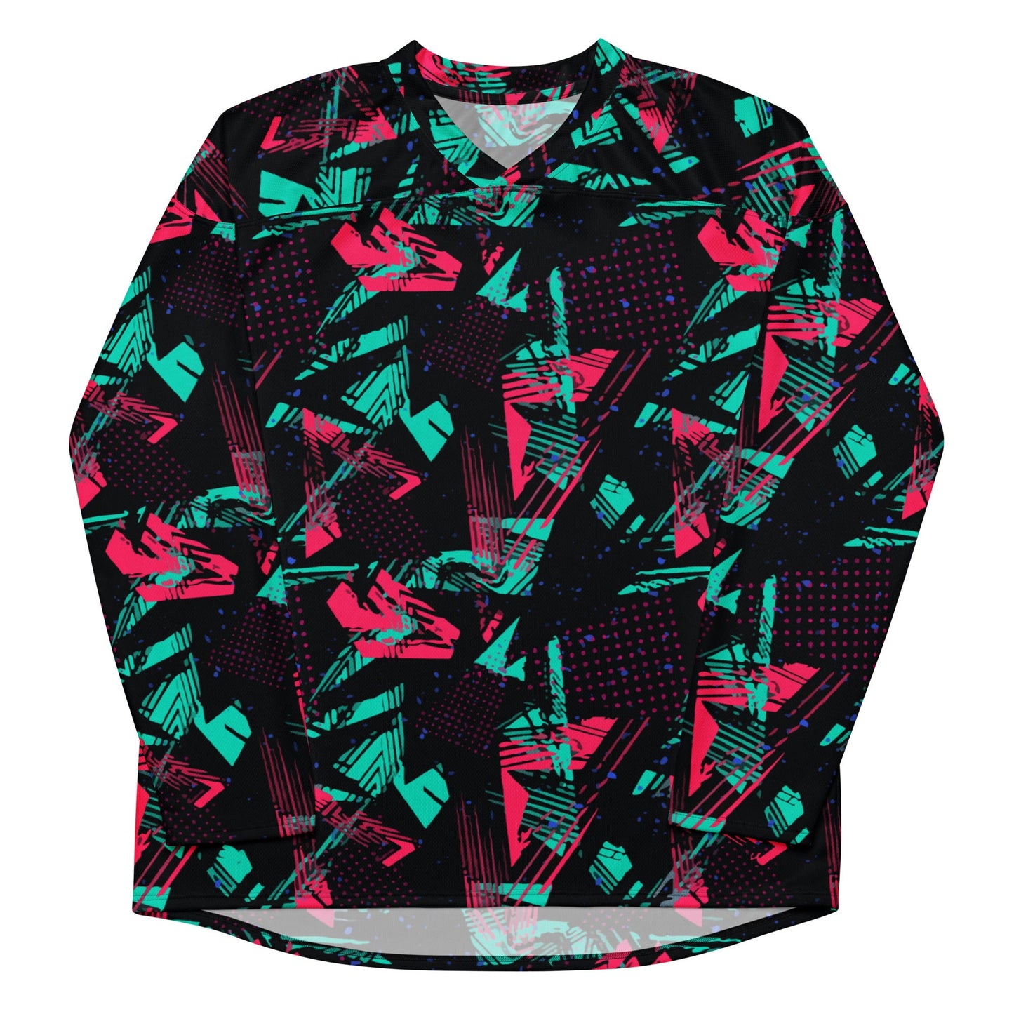 Neon Shatter CAMO Unisex Hockey Fan Jersey