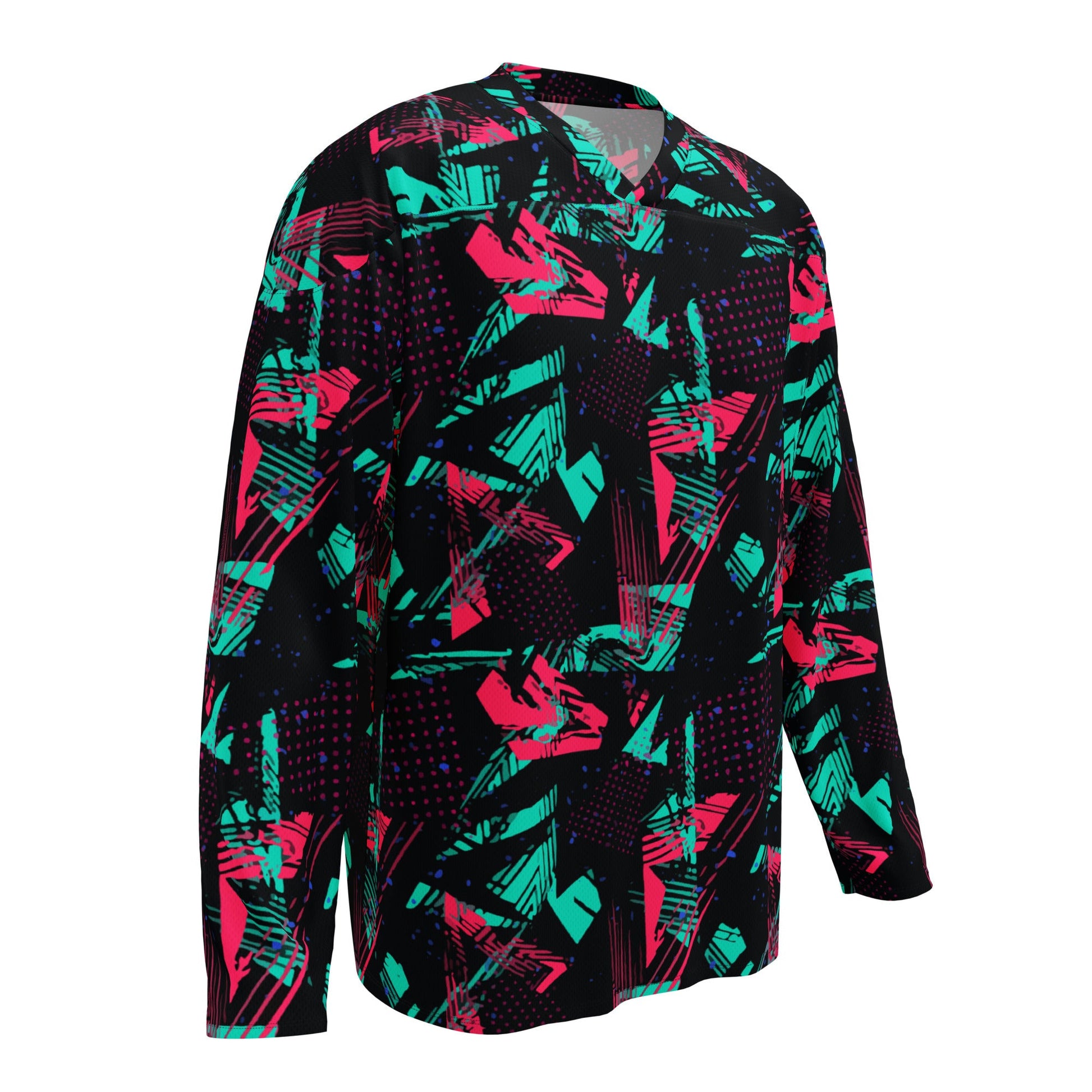 Neon Shatter CAMO Unisex Hockey Fan Jersey