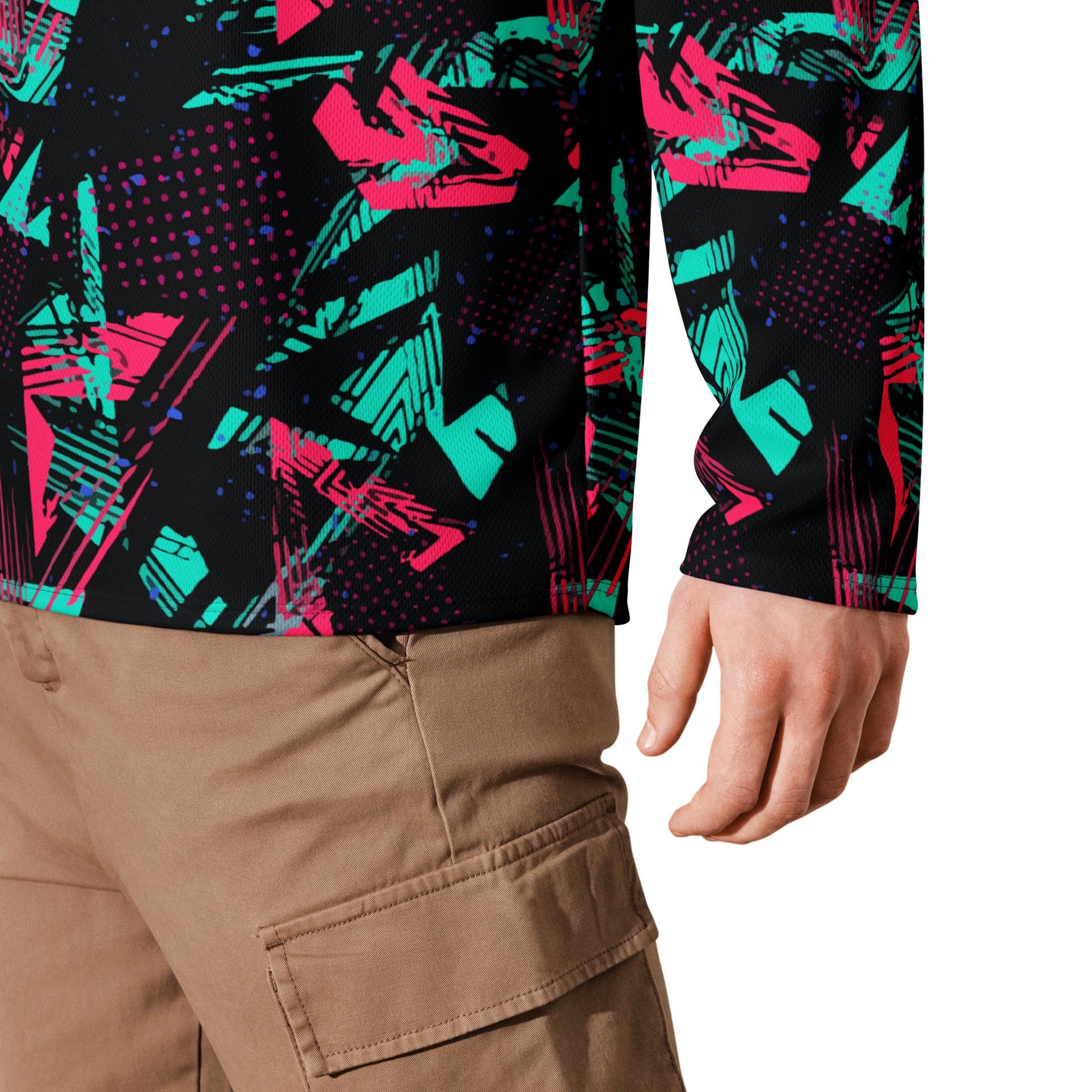 Neon Shatter CAMO Unisex Hockey Fan Jersey