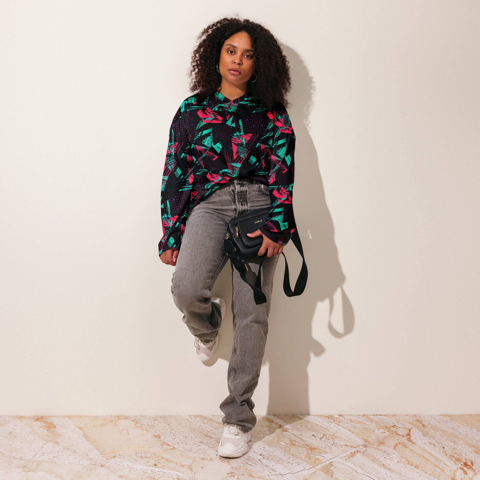 Neon Shatter CAMO Unisex Hockey Fan Jersey