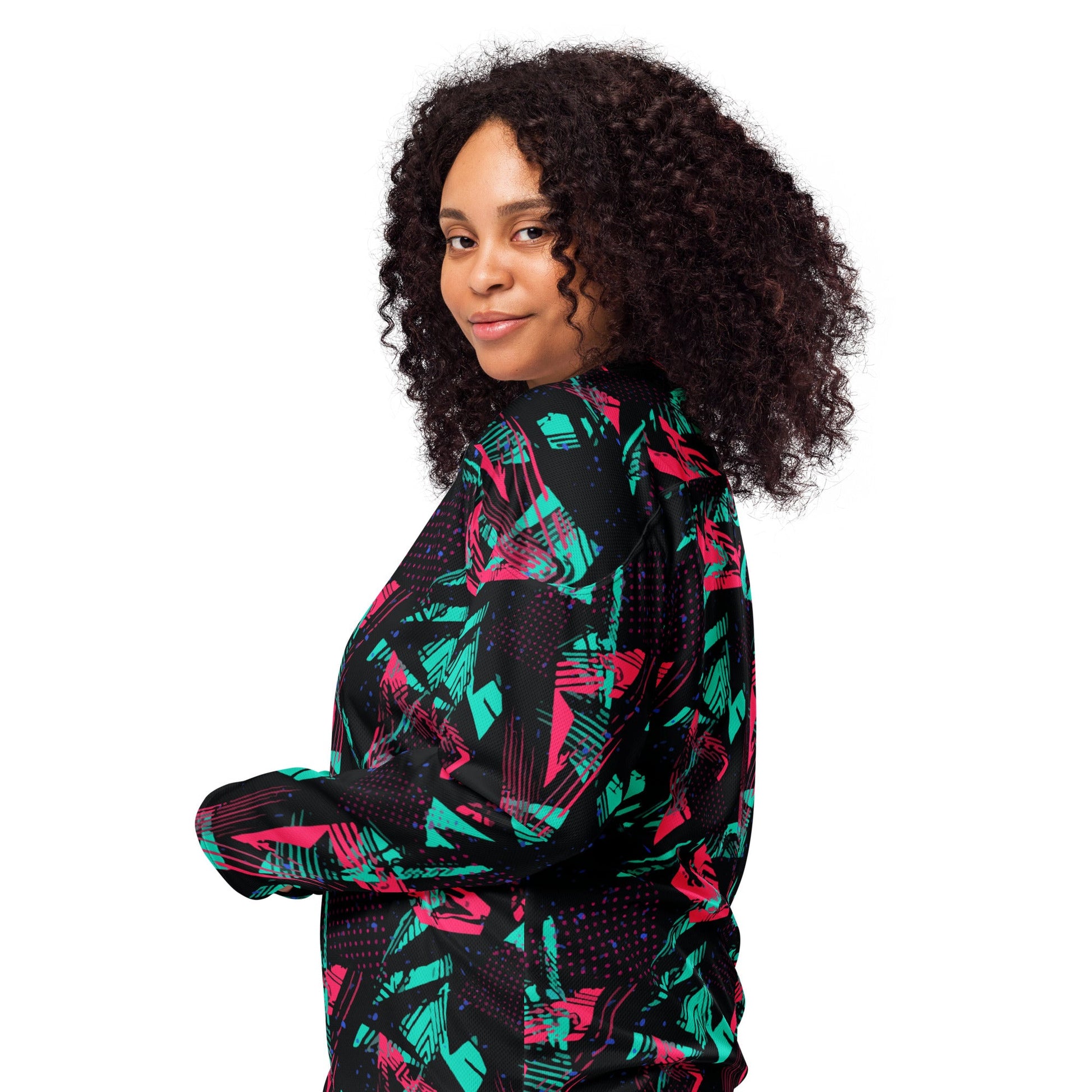Neon Shatter CAMO Unisex Hockey Fan Jersey