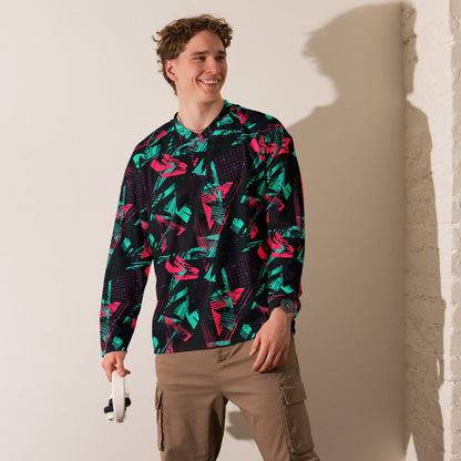 Neon Shatter CAMO Unisex Hockey Fan Jersey