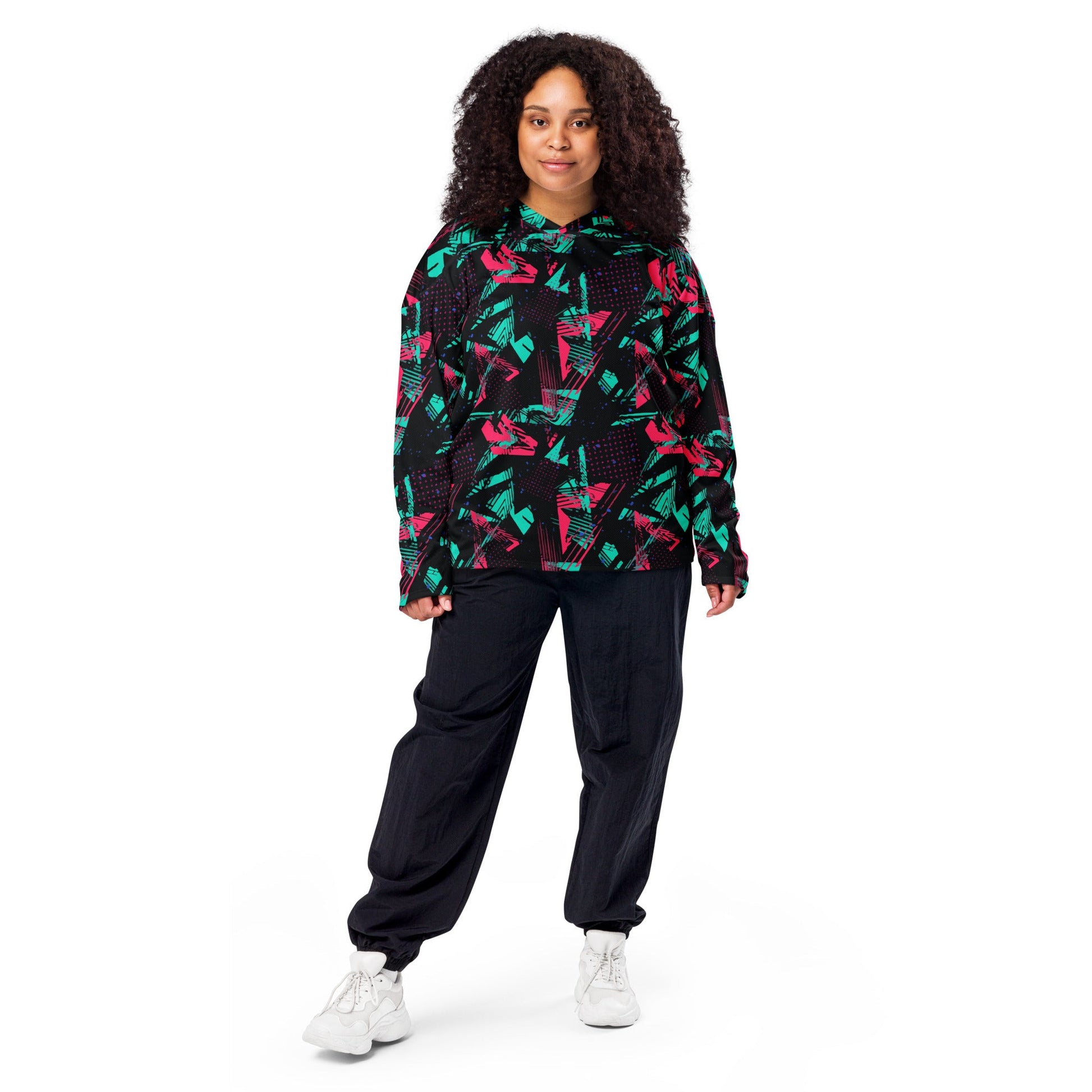 Neon Shatter CAMO Unisex Hockey Fan Jersey
