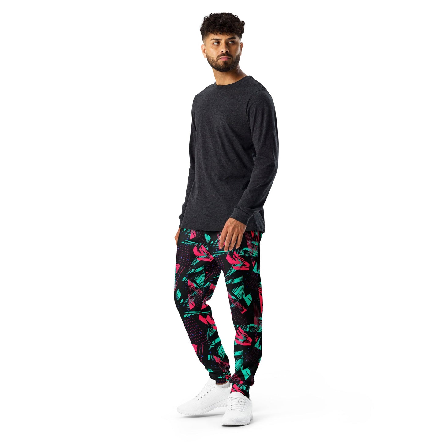 Neon Shatter CAMO Mens Joggers