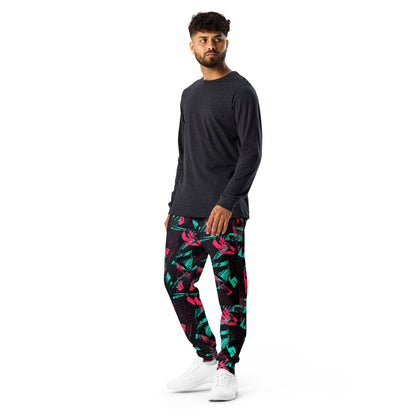 Neon Shatter CAMO Mens Joggers