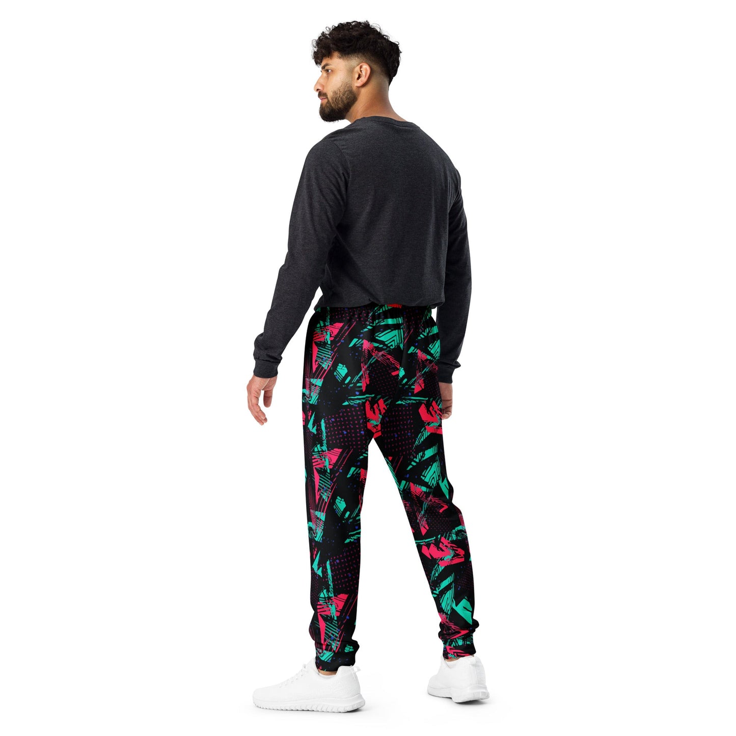 Neon Shatter CAMO Mens Joggers