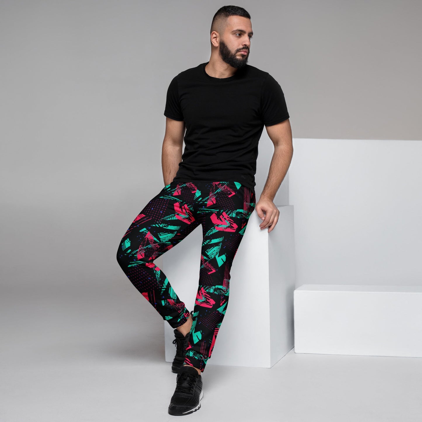Neon Shatter CAMO Mens Joggers