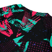 Neon Shatter CAMO Mens Short-Sleeve Rash Guard - SS