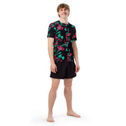 Neon Shatter CAMO Mens Short-Sleeve Rash Guard - SS