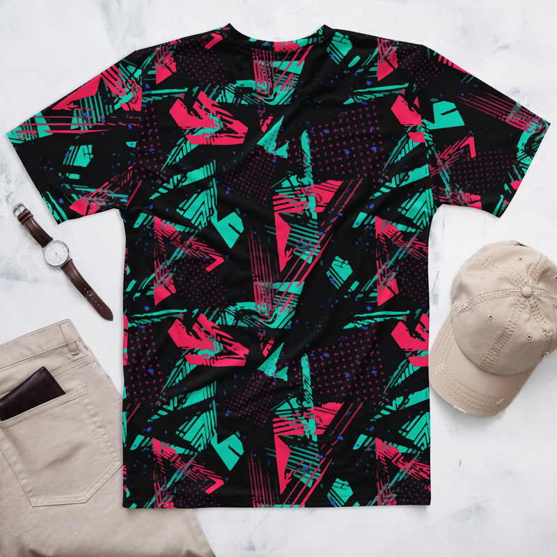 Neon Shatter CAMO Mens T-Shirt