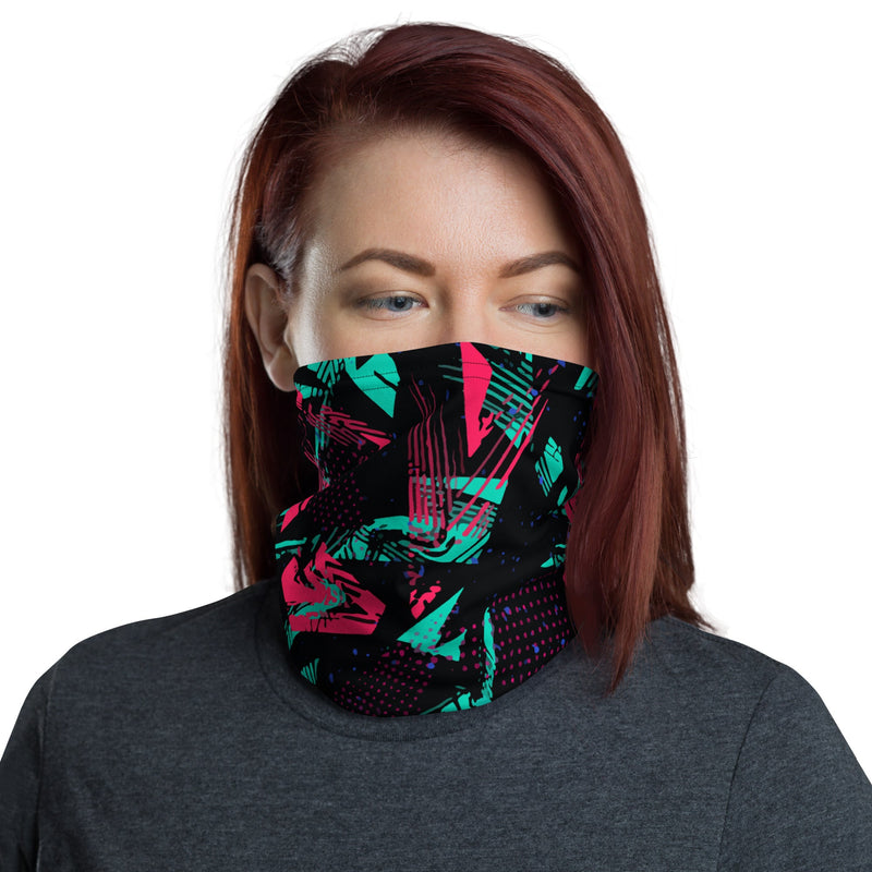 Neon Shatter CAMO Neck Gaiter - Head