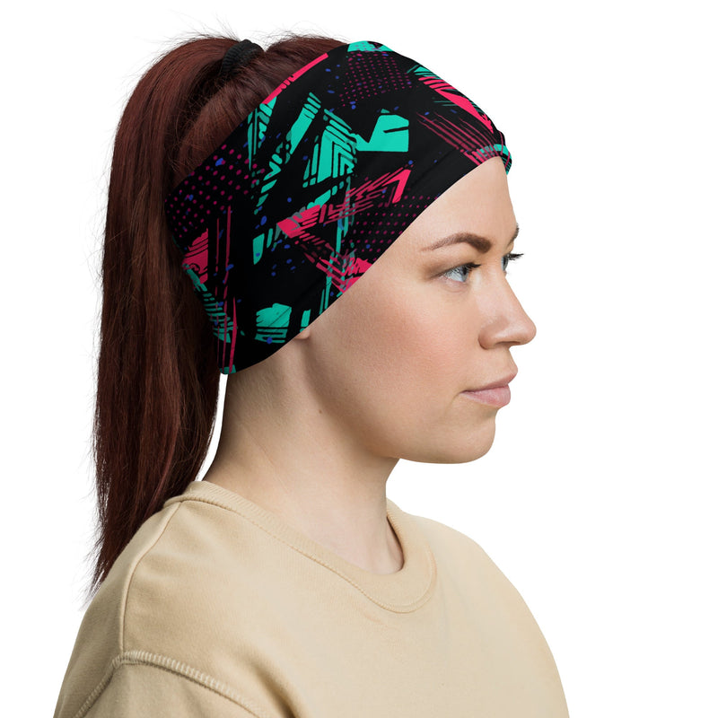 Neon Shatter CAMO Neck Gaiter - Head