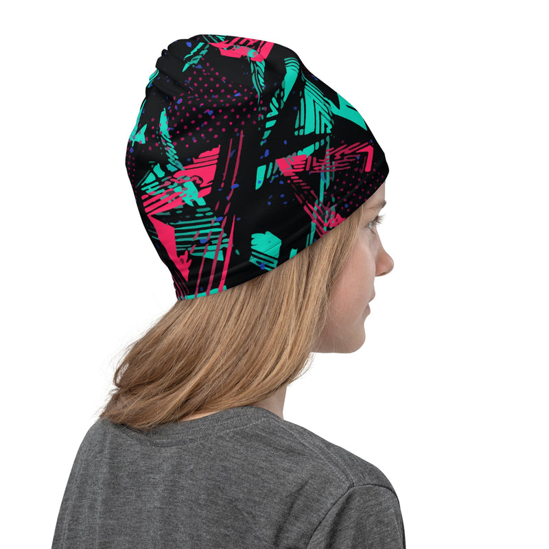 Neon Shatter CAMO Neck Gaiter - Head