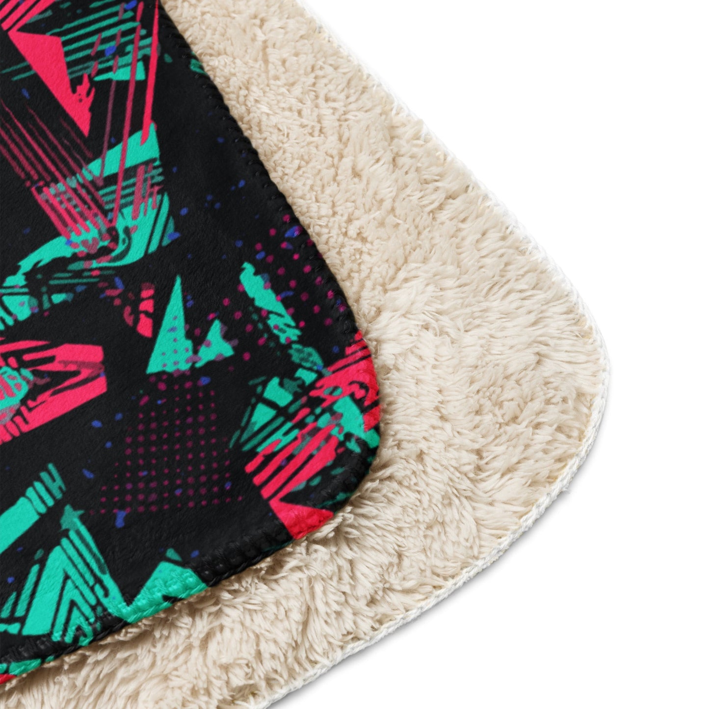 Neon Shatter CAMO Sherpa Blanket