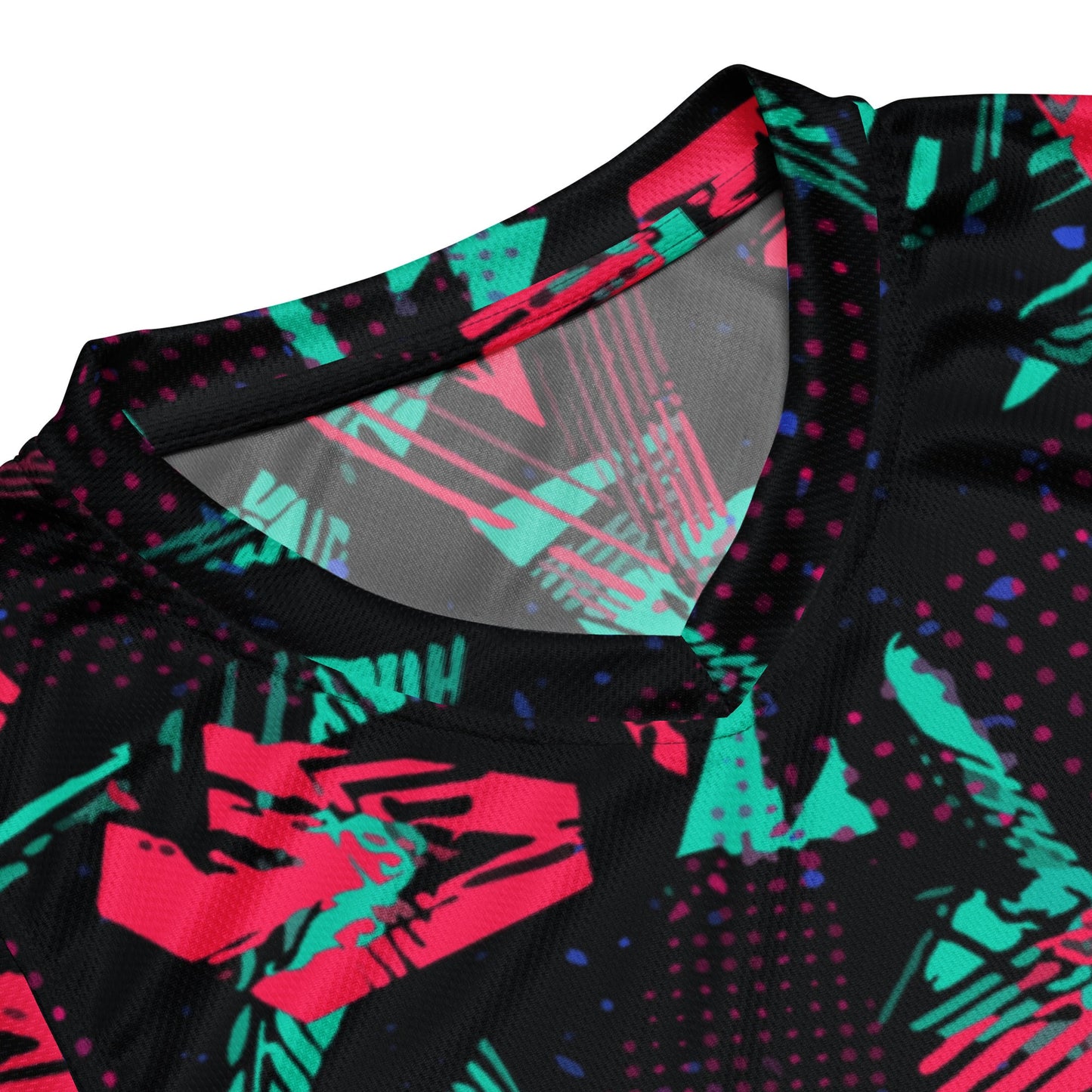 Neon Shatter CAMO Unisex Basketball Jersey