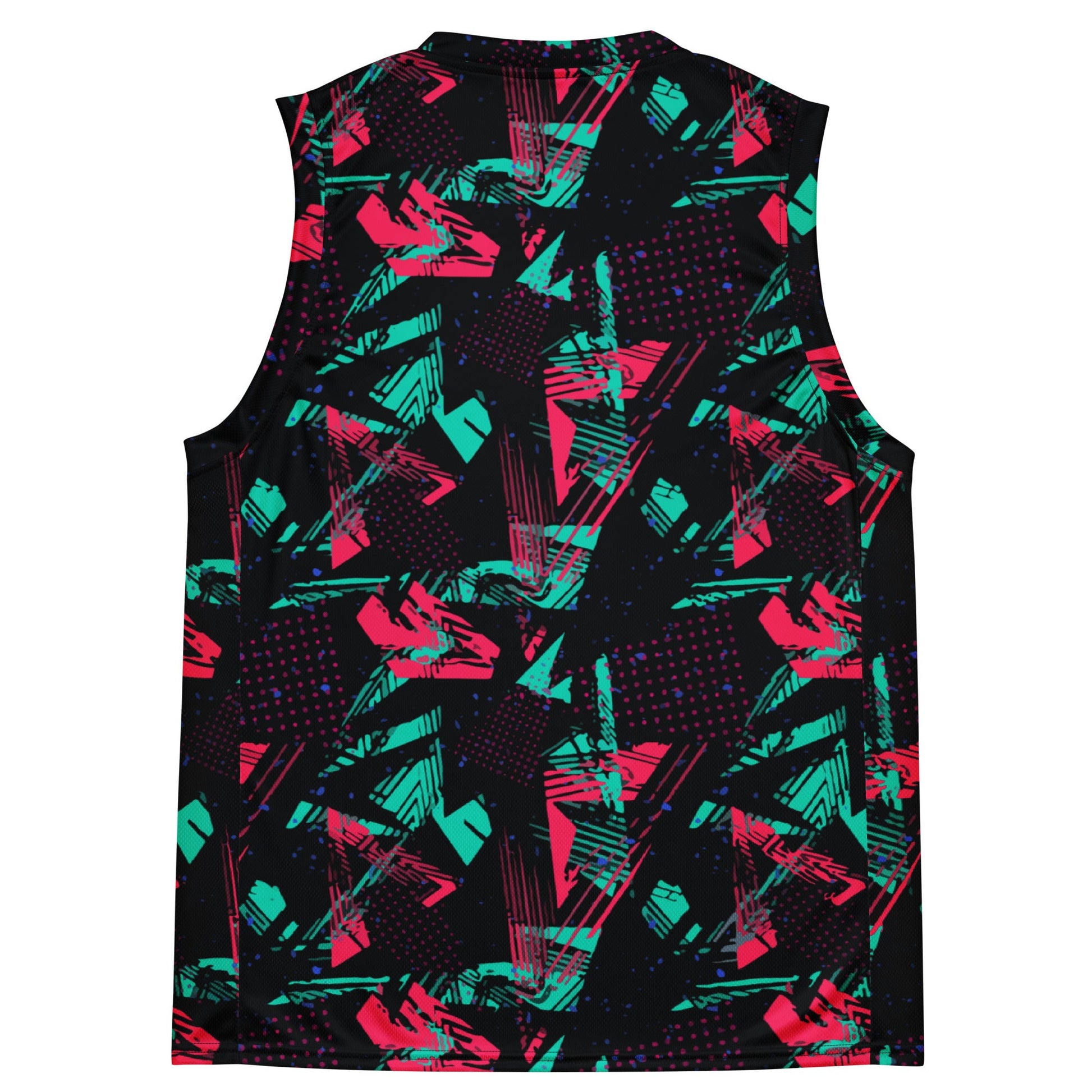 Neon Shatter CAMO Unisex Basketball Jersey