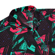 Neon Shatter CAMO Unisex Short-Sleeve Button Shirt - Button-Up