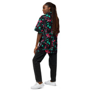 Neon Shatter CAMO Unisex Short-Sleeve Button Shirt - Button-Up