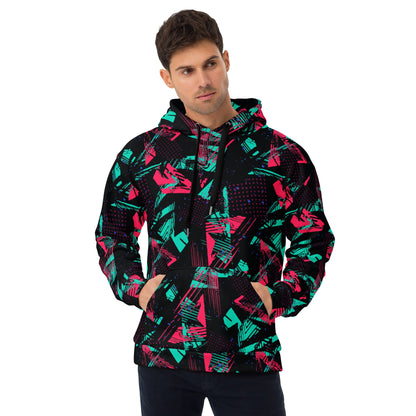 Neon Shatter CAMO Unisex Hoodie - 2XS