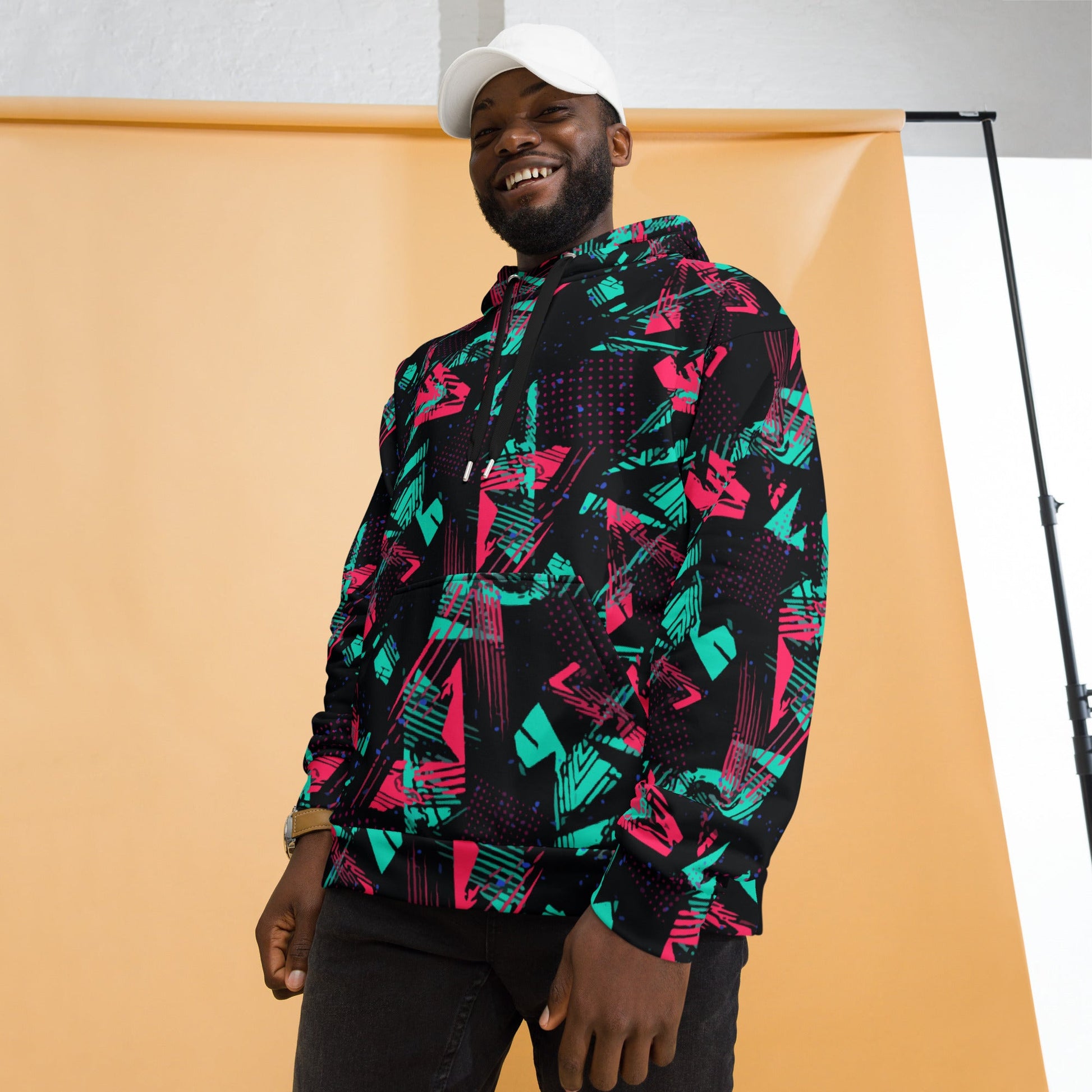 Neon Shatter CAMO Unisex Hoodie
