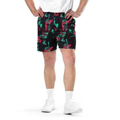 Neon Shatter CAMO Unisex Mesh Shorts