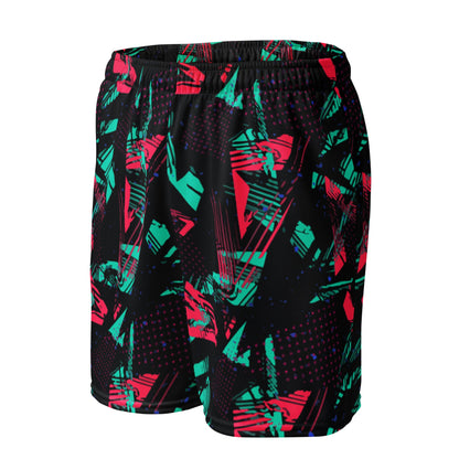 Neon Shatter CAMO Unisex Mesh Shorts