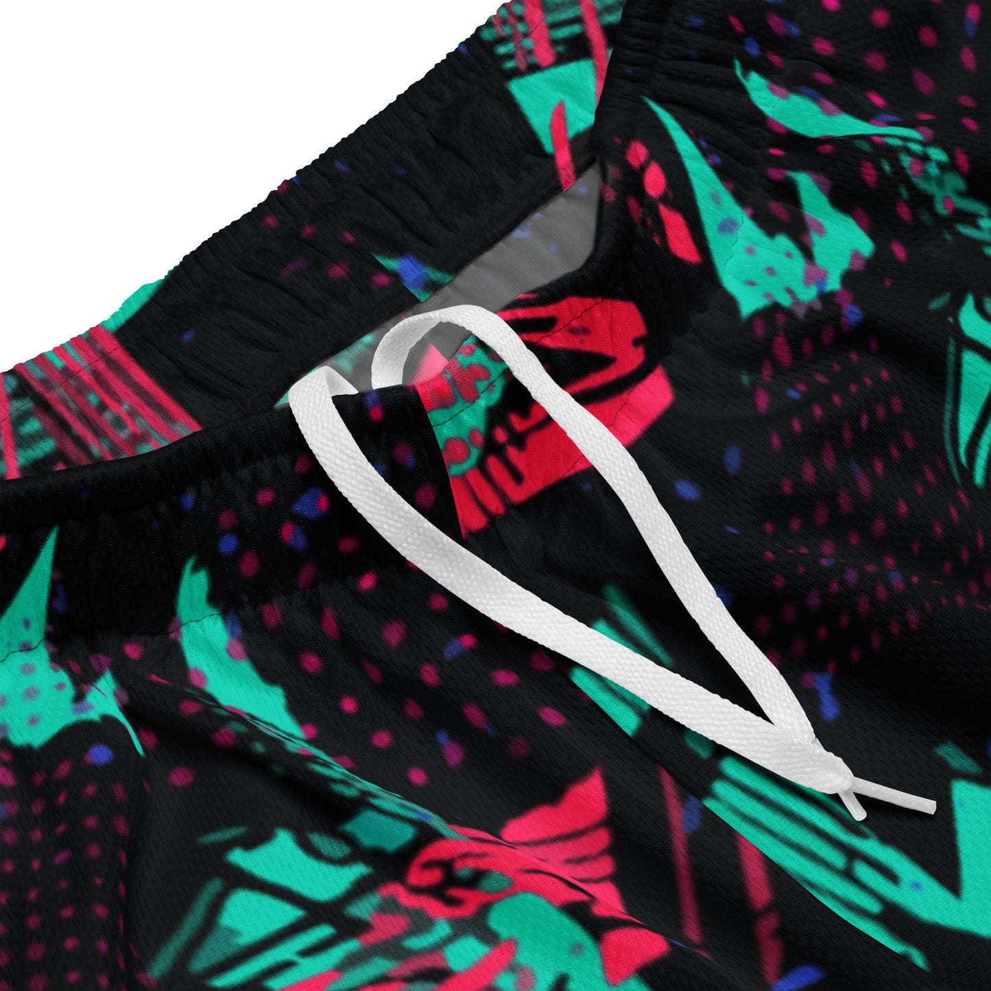 Neon Shatter CAMO Unisex Mesh Shorts