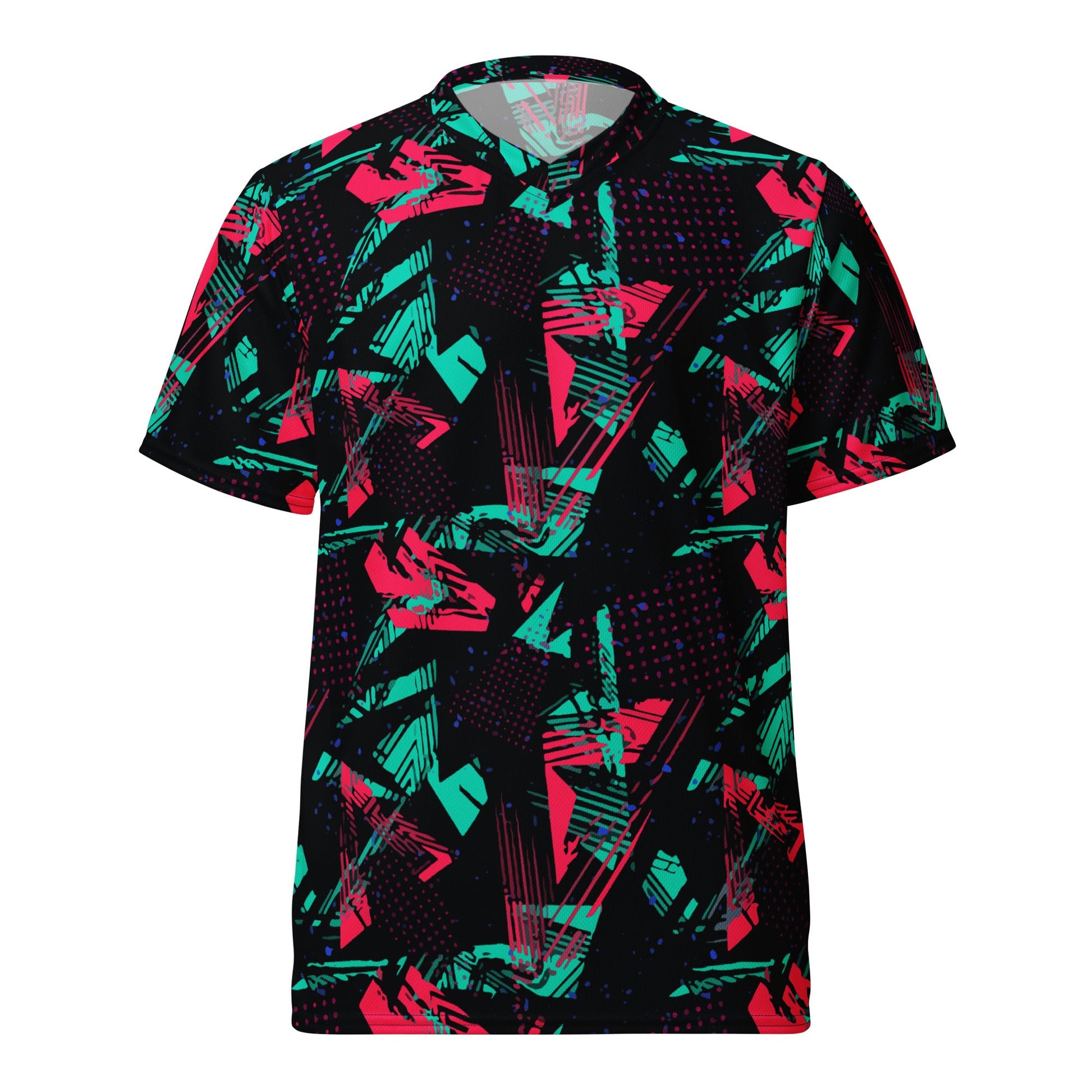 Neon Shatter CAMO Unisex Sports Jersey