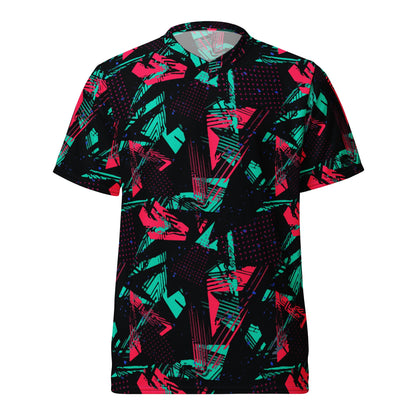 Neon Shatter CAMO Unisex Sports Jersey