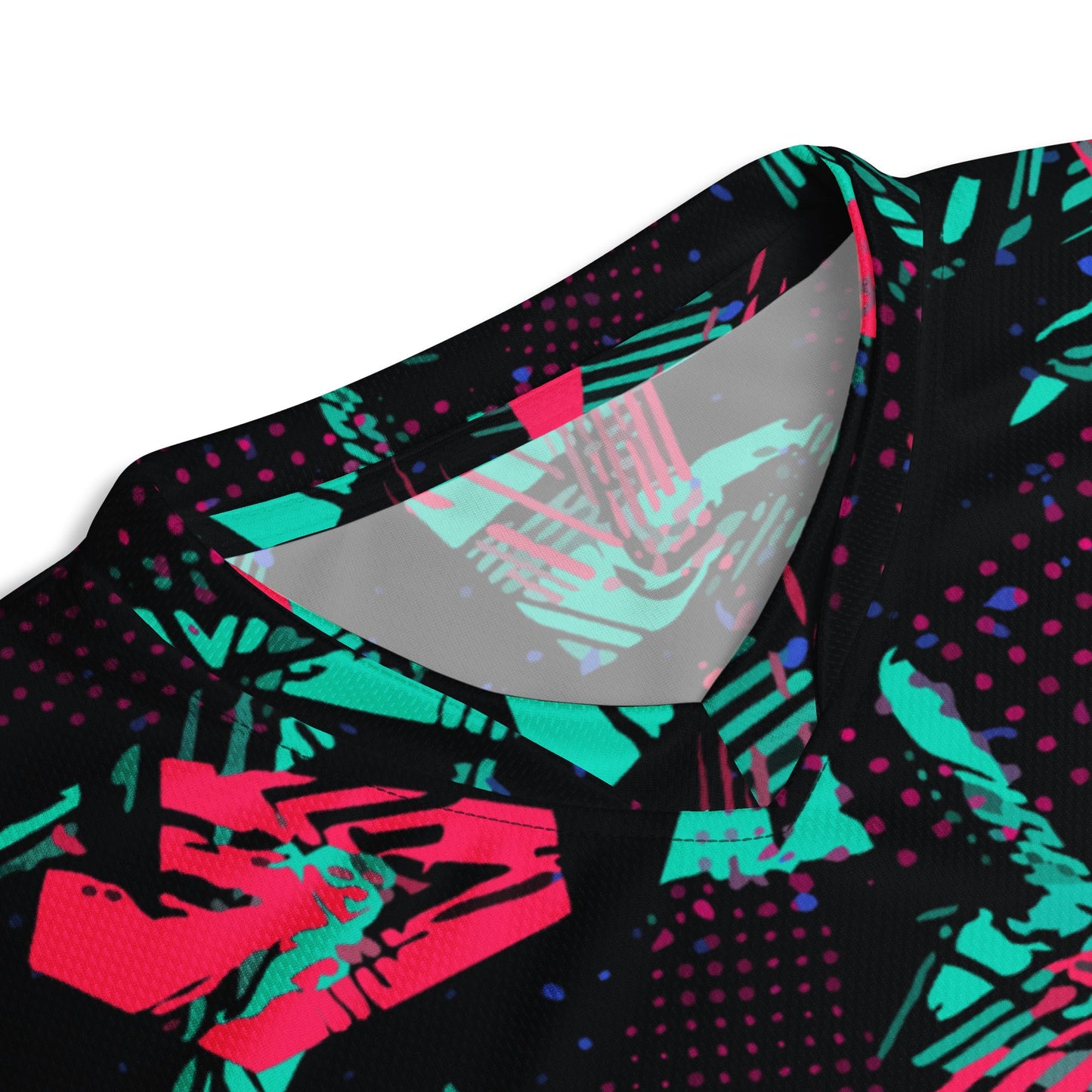 Neon Shatter CAMO Unisex Sports Jersey