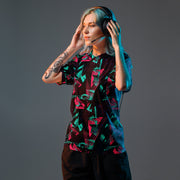 Neon Shatter CAMO Unisex Sports Jersey