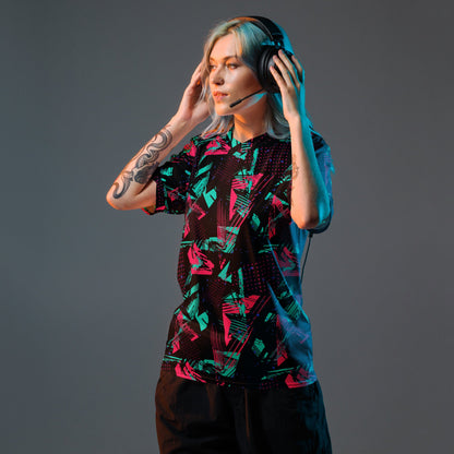 Neon Shatter CAMO Unisex Sports Jersey