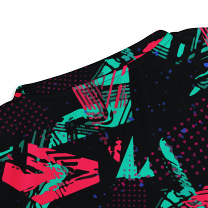 Neon Shatter CAMO Unisex Sports Jersey
