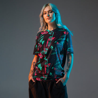 Neon Shatter CAMO Unisex Sports Jersey