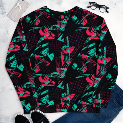 Neon Shatter CAMO Unisex Sweatshirt