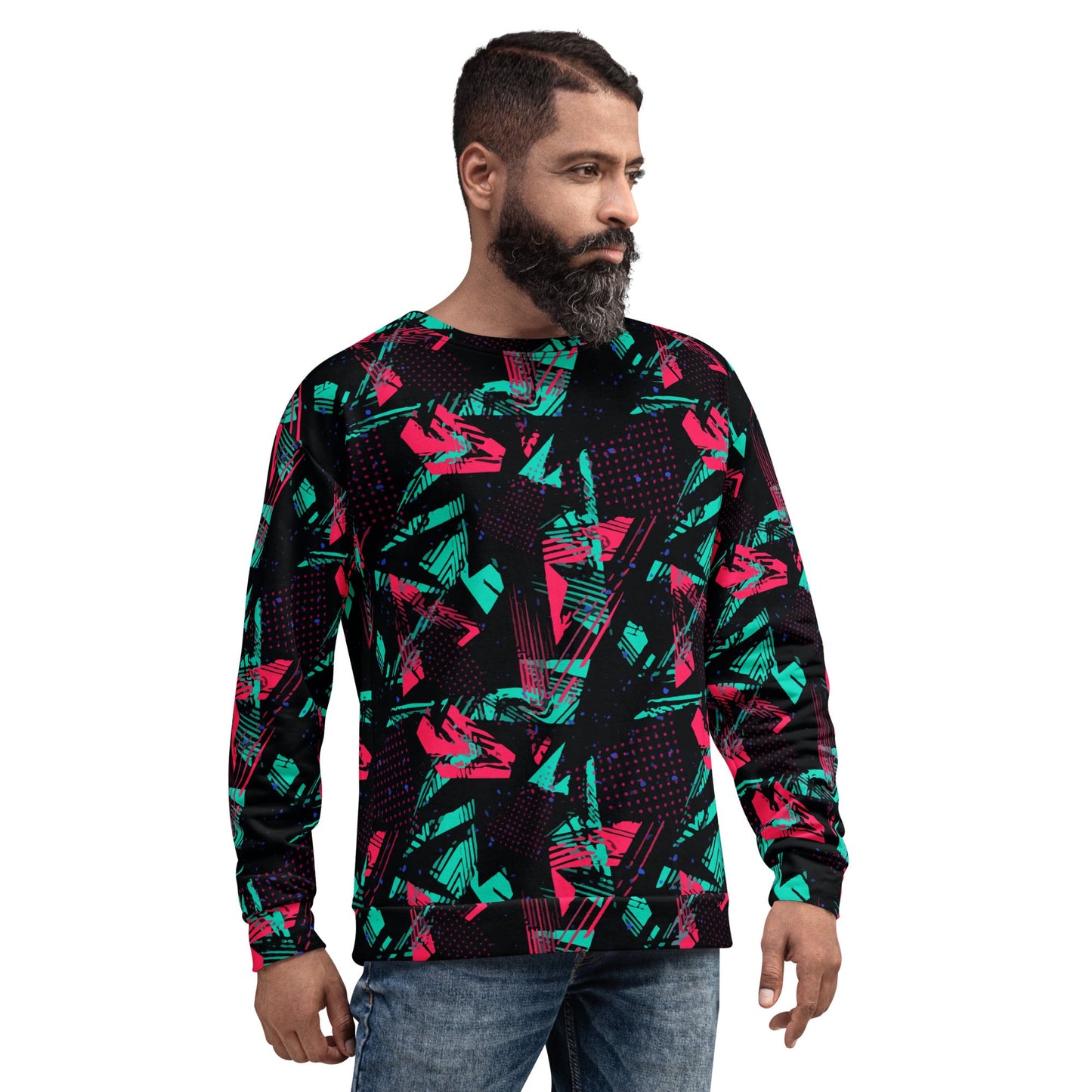 Neon Shatter CAMO Unisex Sweatshirt