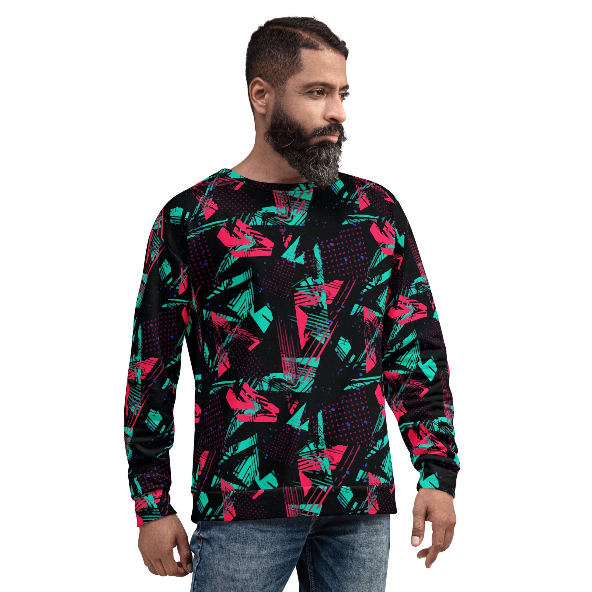 Neon Shatter CAMO Unisex Sweatshirt