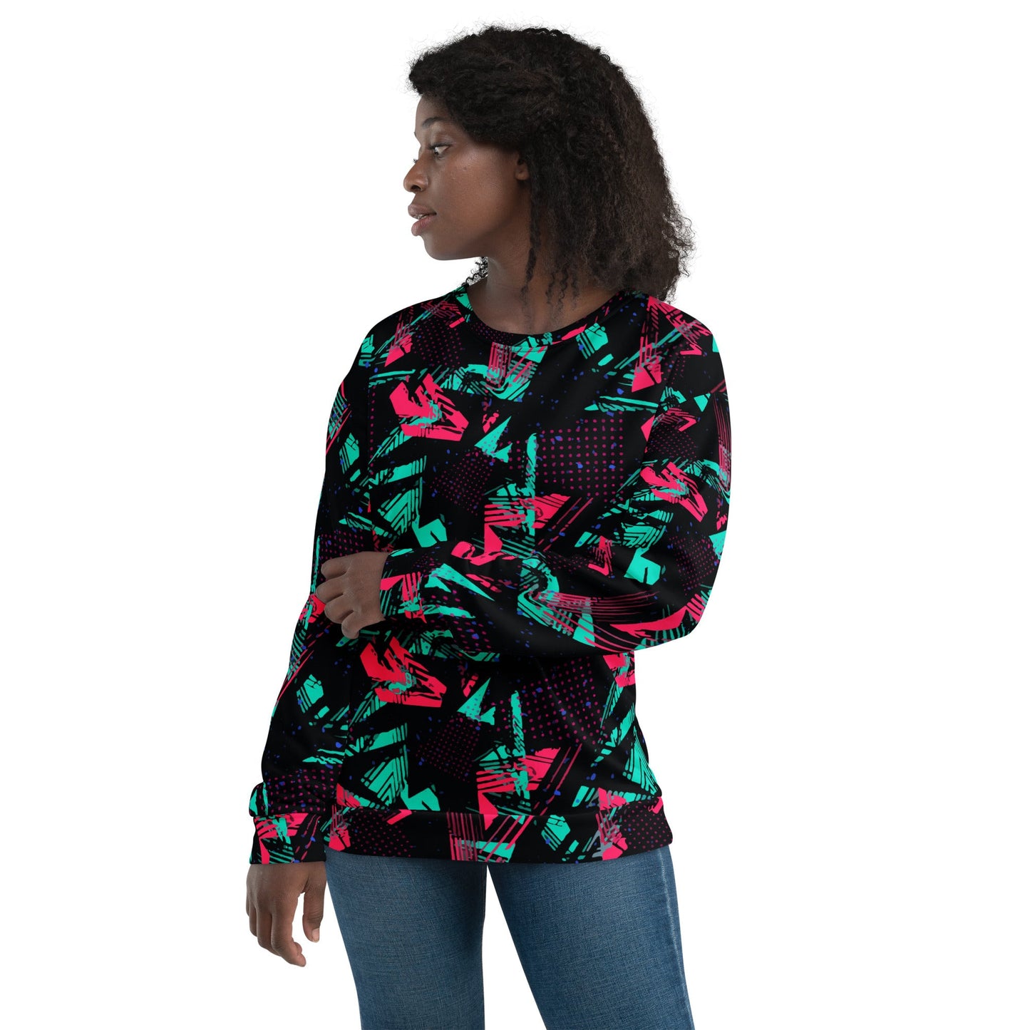 Neon Shatter CAMO Unisex Sweatshirt