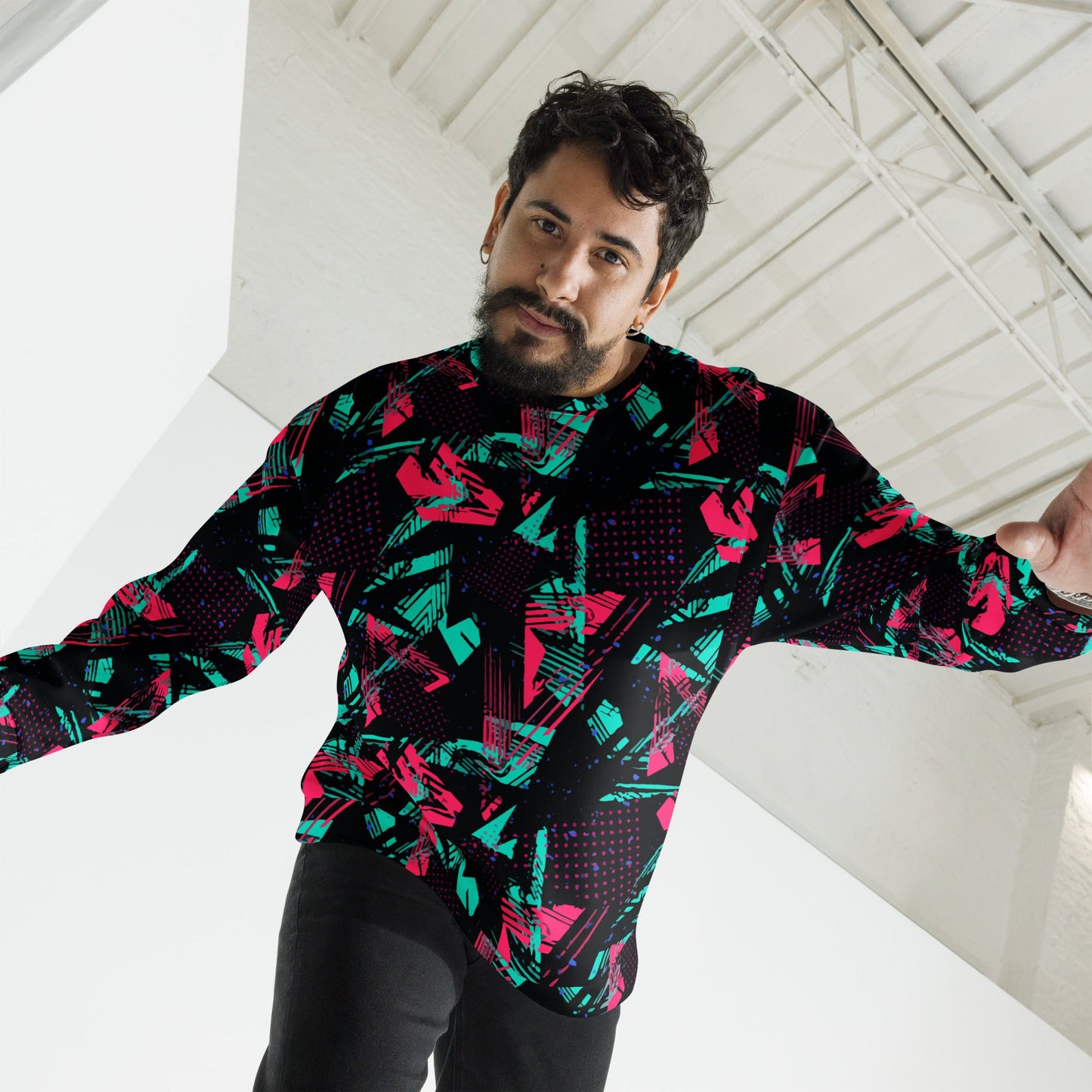Neon Shatter CAMO Unisex Sweatshirt