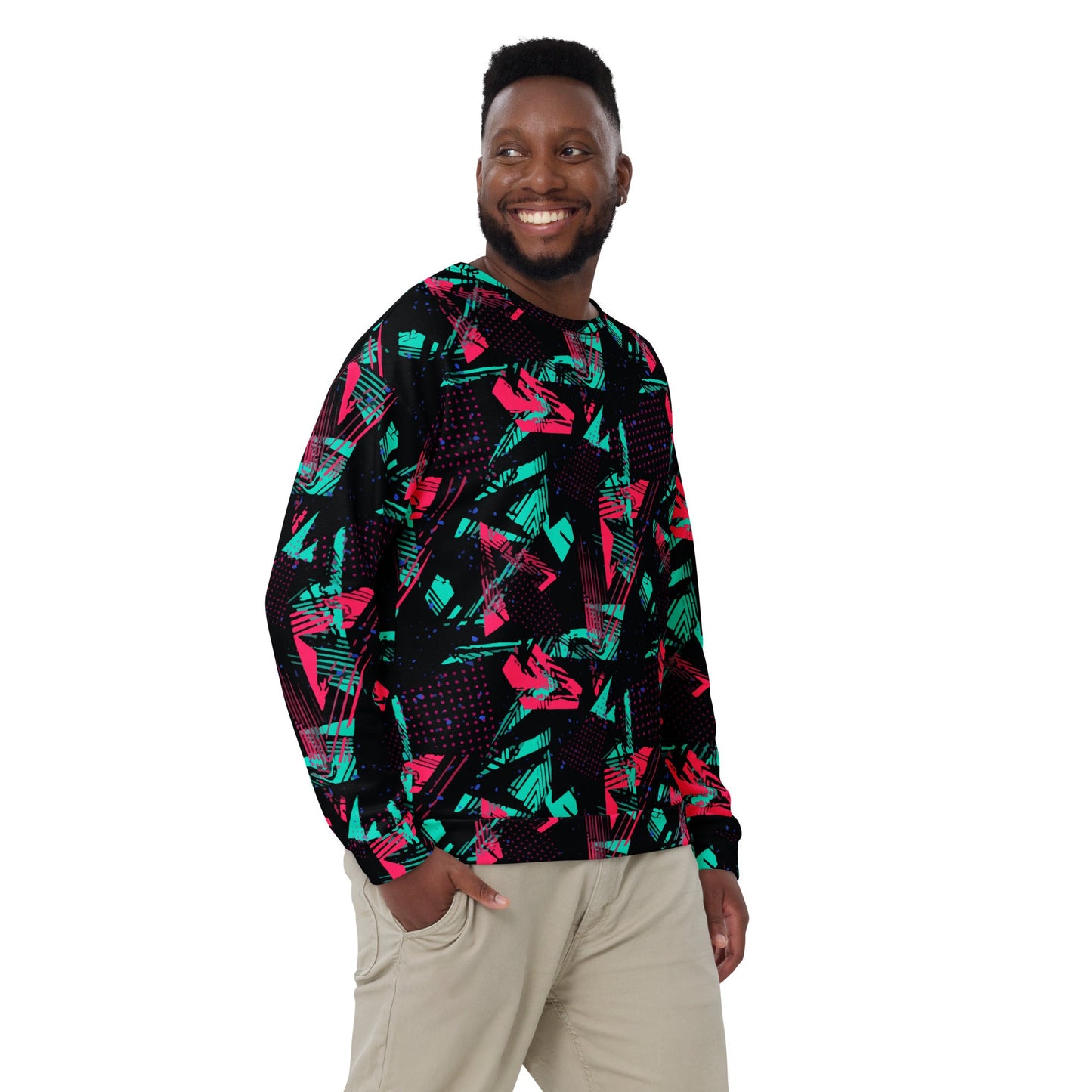 Neon Shatter CAMO Unisex Sweatshirt