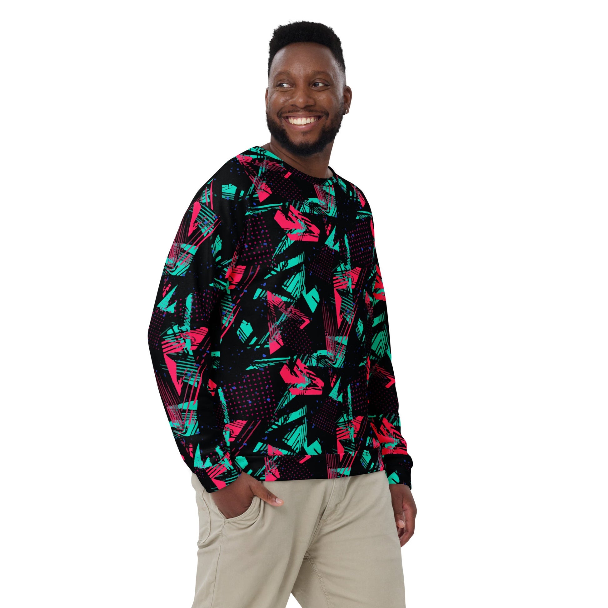 Neon Shatter CAMO Unisex Sweatshirt