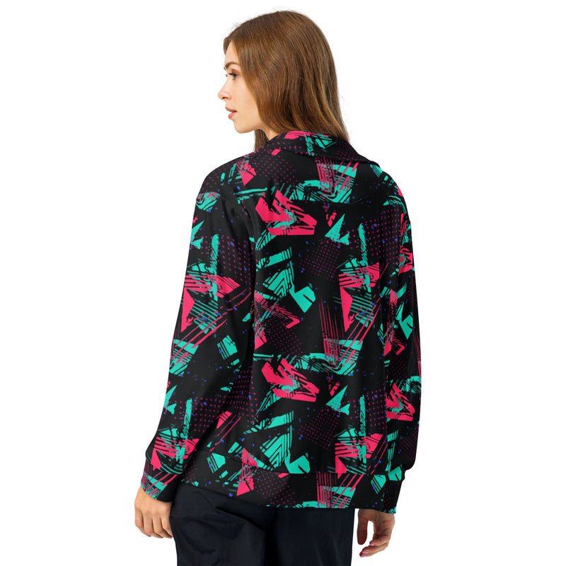 Neon Shatter CAMO Unisex Track Jacket