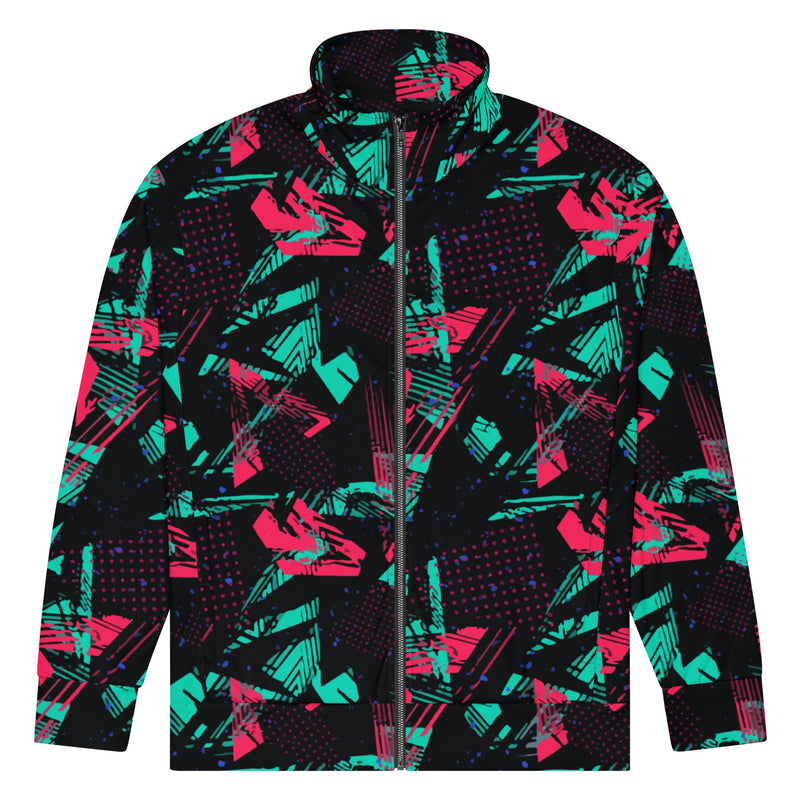 Neon Shatter CAMO Unisex Track Jacket