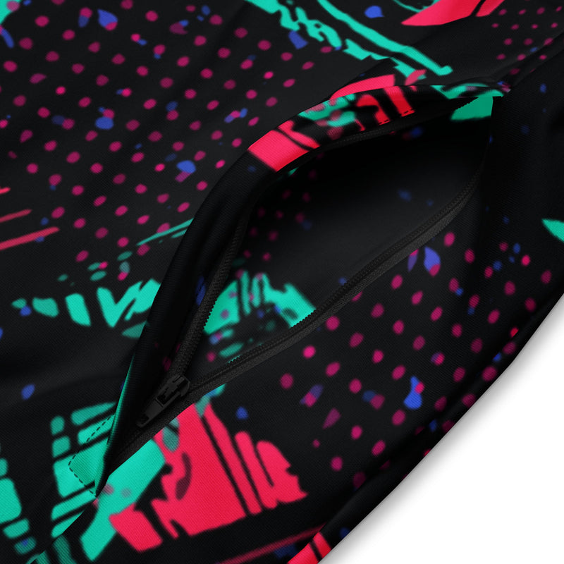 Neon Shatter CAMO Unisex Track Jacket