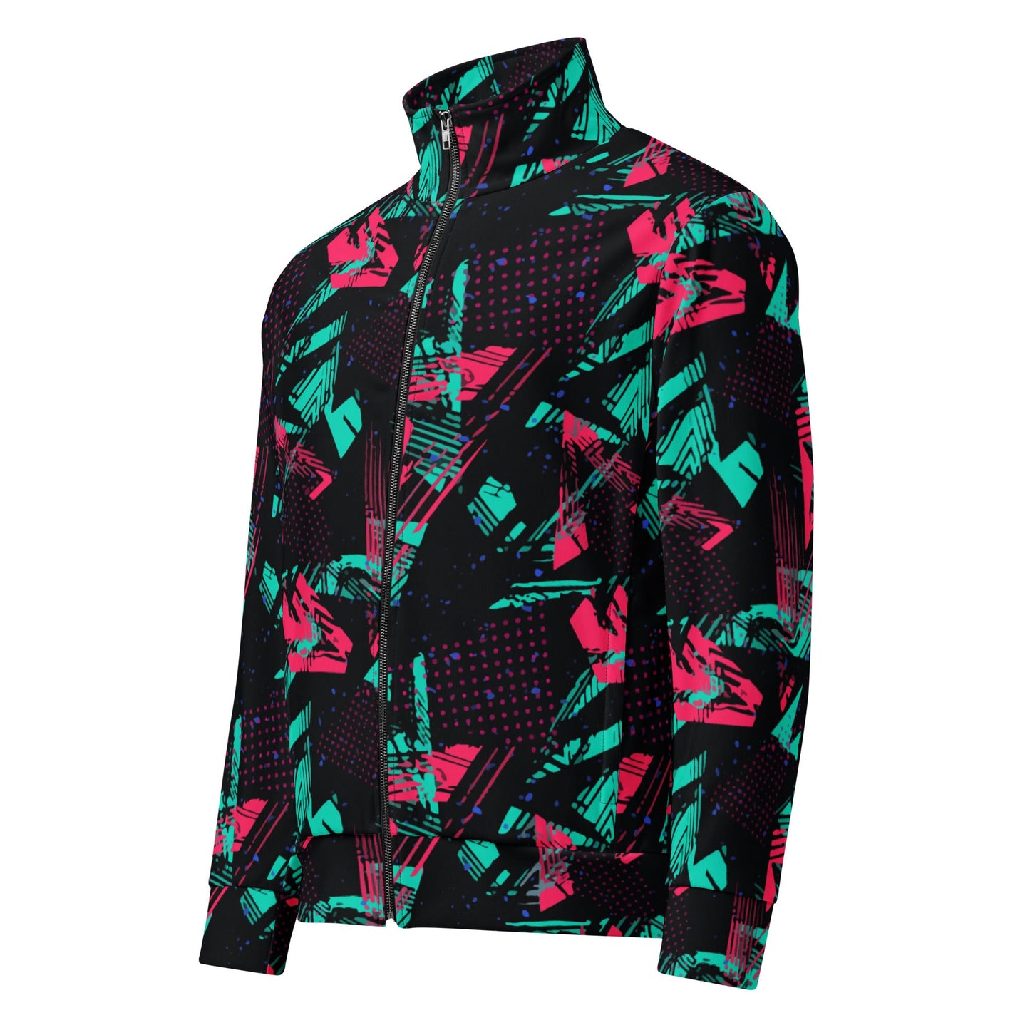Neon Shatter CAMO Unisex Track Jacket
