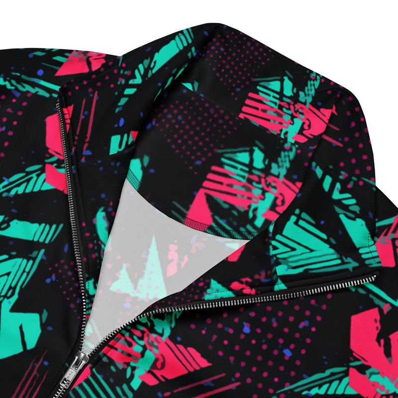 Neon Shatter CAMO Unisex Track Jacket