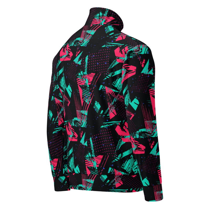 Neon Shatter CAMO Unisex Track Jacket