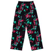 Neon Shatter CAMO Unisex Wide-Leg Leisure Pants - Pant